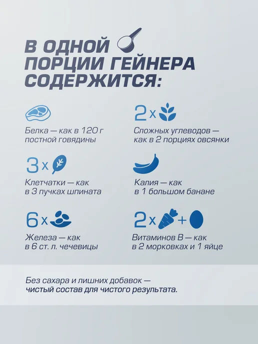 SIBERIAN NUTROGUNZ Гейнер для набора массы и веса, дубайский шоколад, 2 кг, 2 кг, фото 7