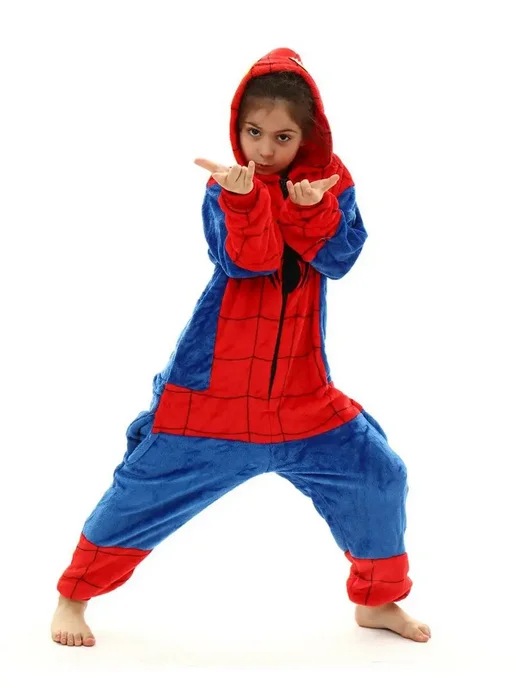Кигуруми пижама Человек-паук Spider-Man, синий, фото 2