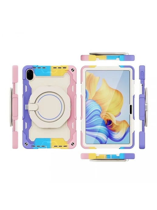 MyPads Чехол для планшета Honor Pad 8 (12.0") с кольцом-подставк, розовый, фото 2