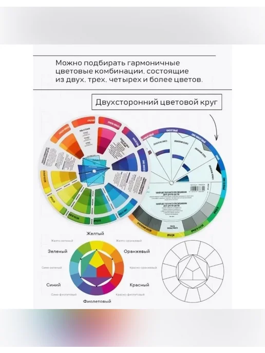 Calligrata Цветовой круг Иттена для художников и дизайнеров, белый, фото 2