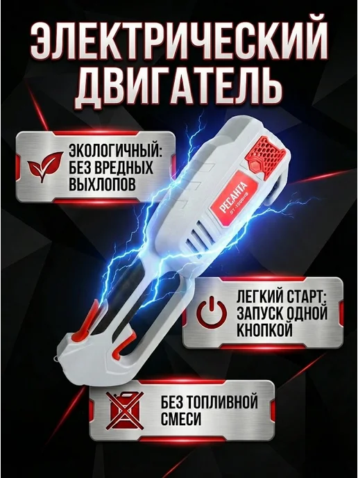 Триммер электрический для травы от сети мощный ЭТ-1500НВ — фото 3