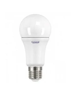 Светодиодная лампа E27 17Вт 6500К матовая груша A60 General Lighting Systems. Цвет белый. Вид 1.