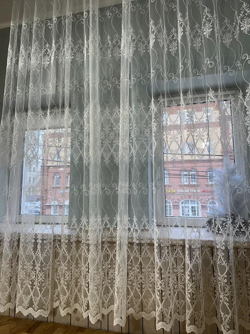 Zlata-tulle Тюль вуаль в спальню и гостиную длинная 200х250 см, 200x250 см, фото 7