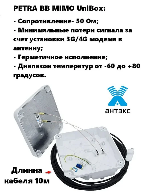 Антекс Комплект Беспроводного Интернета с панельной антенной 50 Ом, вариант, фото 3