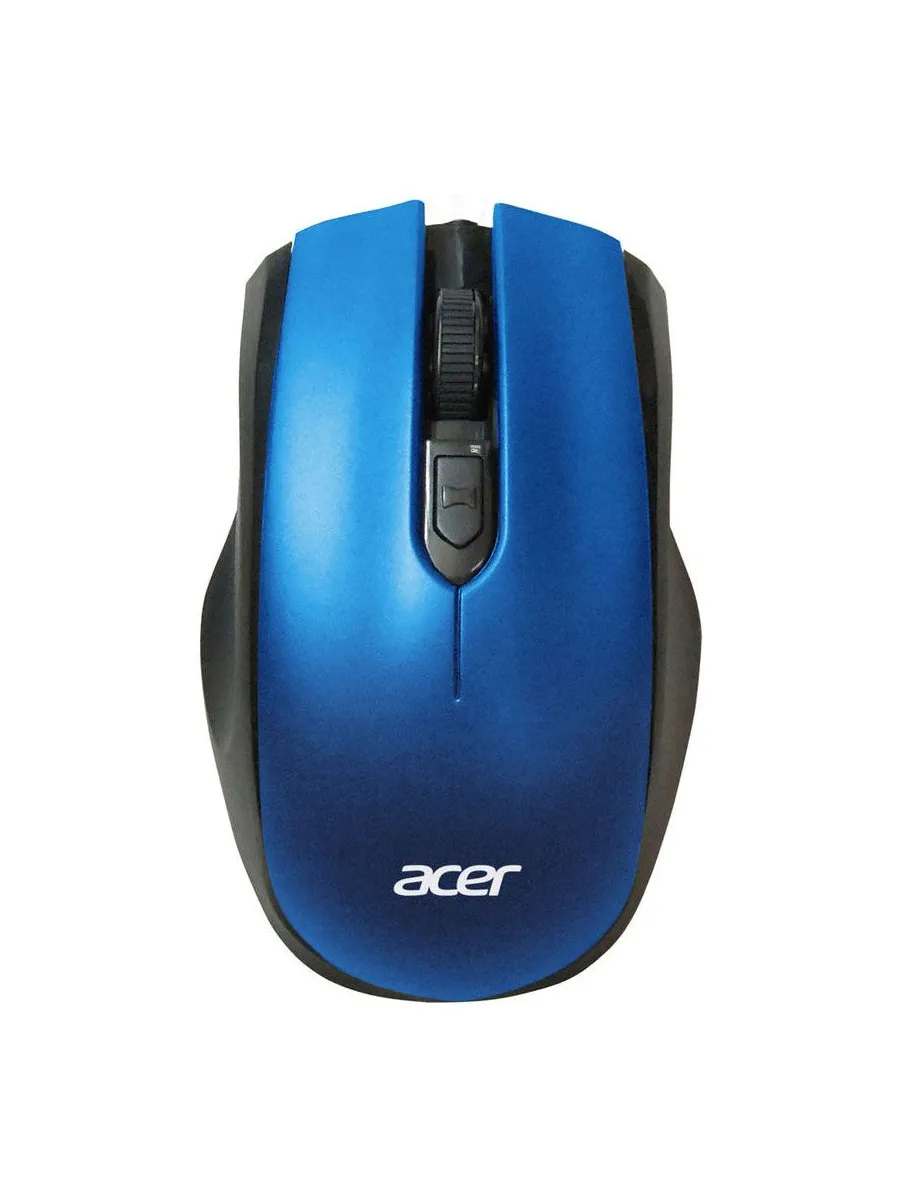 Acer Мышь OMR031 черный синий оптическая (1600dpi) беспроводная U