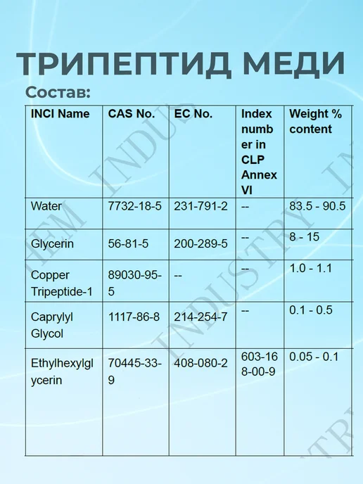 ST-Cosmetics Трипептид меди 1% GHK-Cu, 30гр. - косметический актив, 30 г, фото 5