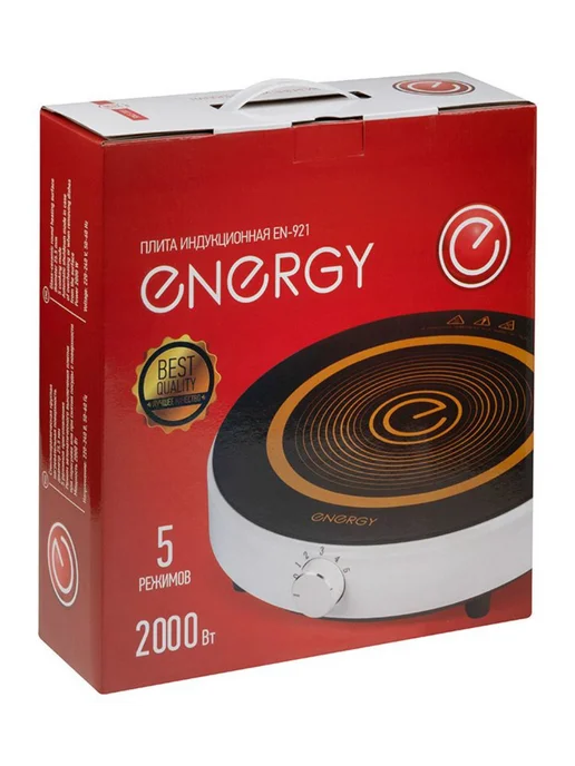 Energy Плитка электрическая EN-921 индукционная, черный, фото 6