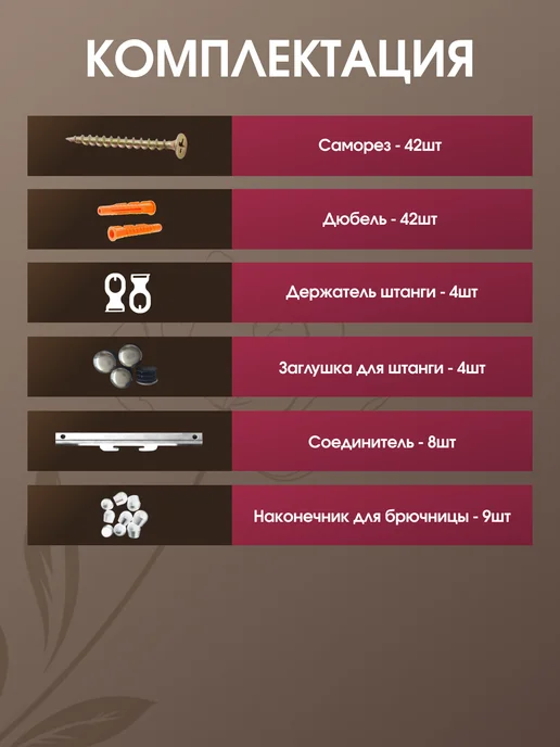 ALMAX Гардеробная настенная система для хранения вещей с брючницей, белый, фото 7