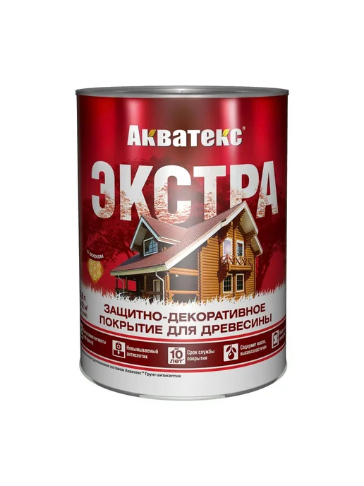 Акватекс Пропитка Экстра защитно-декоративная, сосна(0,8л), 800 мл, фото 2