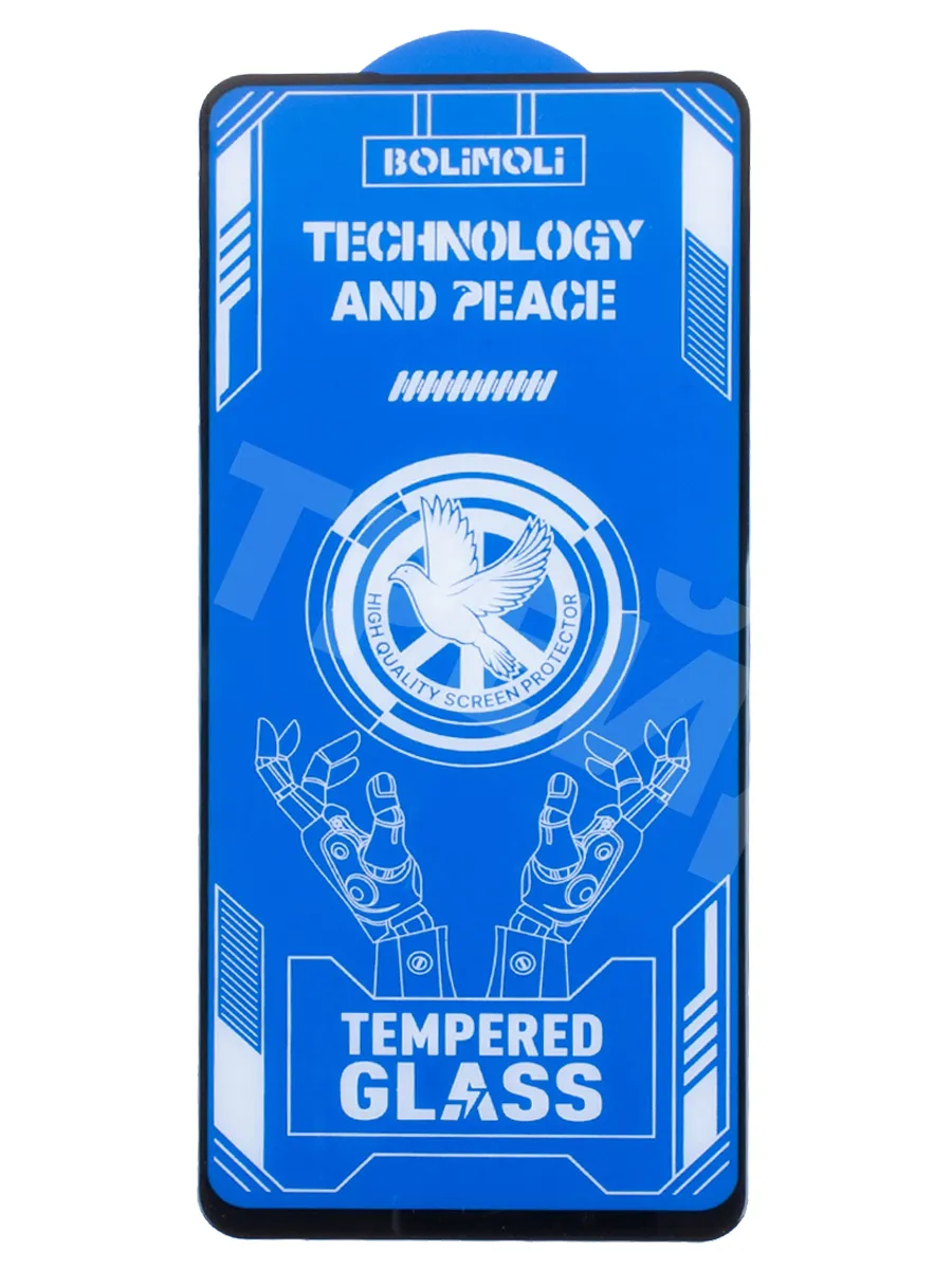 Защитное стекло для Tecno Pova 7 5G (LJ7) (полное покрытие)