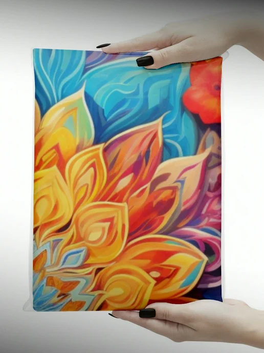PrintyFull Панно тканевое 100x150 см мандала, цвета, 100x150 см, фото 5