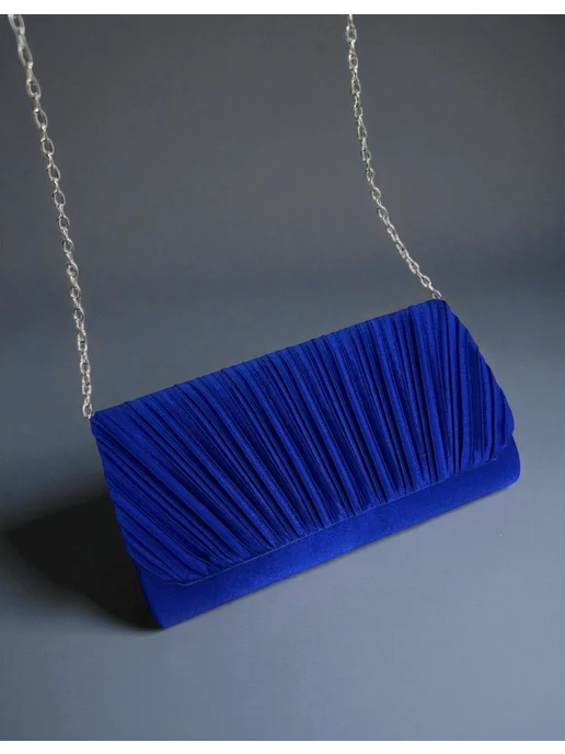 WOMEN'S Ms. Клатч-Ракушка Праздничный, синий, фото 2