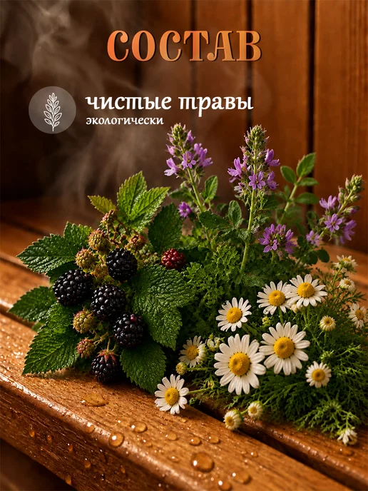 Добропаровъ Запарка для бани ромашка,ежевика, люцерна, 30 г, 30 г, фото 4