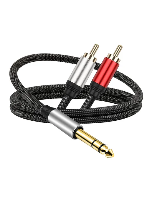 Аудиокабель 635 на 2RCA, 2 метра, 2 м, фото 3