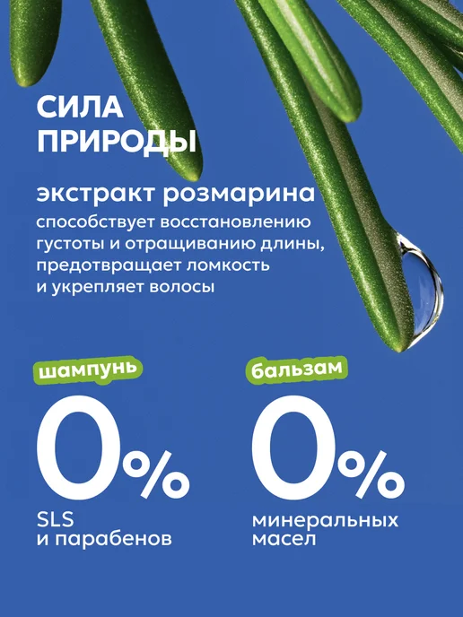 Likato professional Набор для роста волос шампунь и бальзам с розмарином, 2 л, фото 4