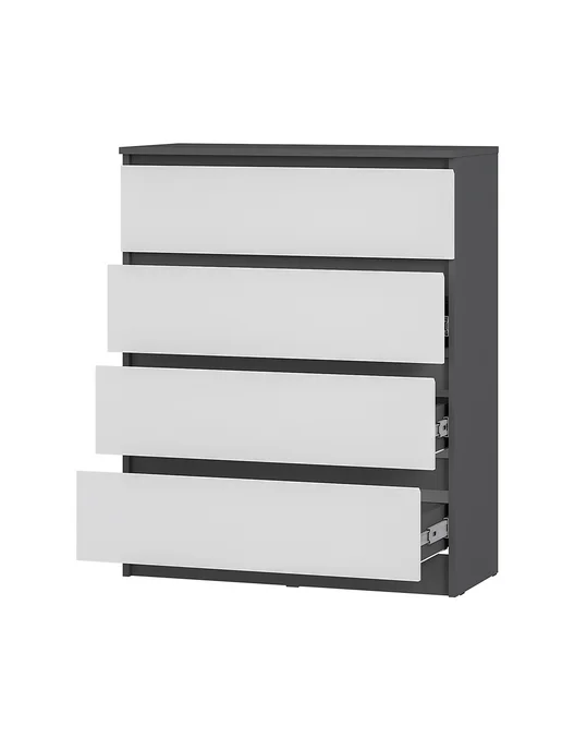 Nikameb Комод с 4 ящиками КМ-02 Шарм, 80х99х37 см, 99x37 см, фото 3