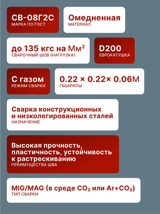 Проволока сварочная СВ-08Г2С 5 кг — фото 2