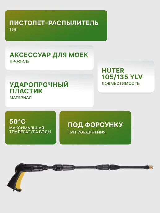 Пистолет распылитель для мойки высокого давления — фото 2