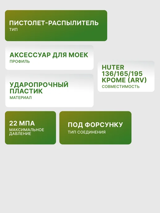 Пистолет распылитель для мойки высокого давления — фото 2