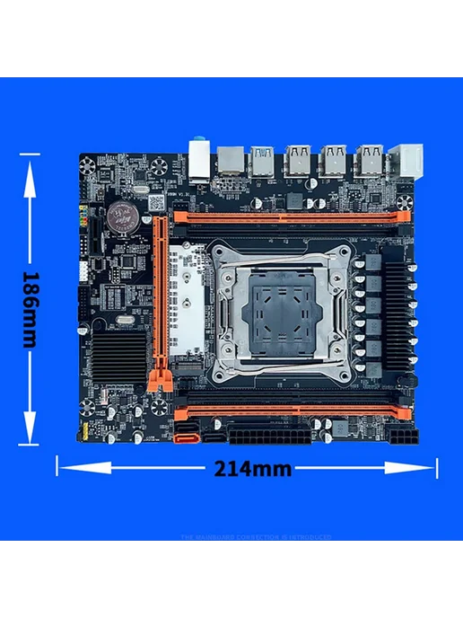 Материнская плата X99 B85 LGA2011-3 4X DDR4 REG ECC RAM M 2, вариант, фото 6