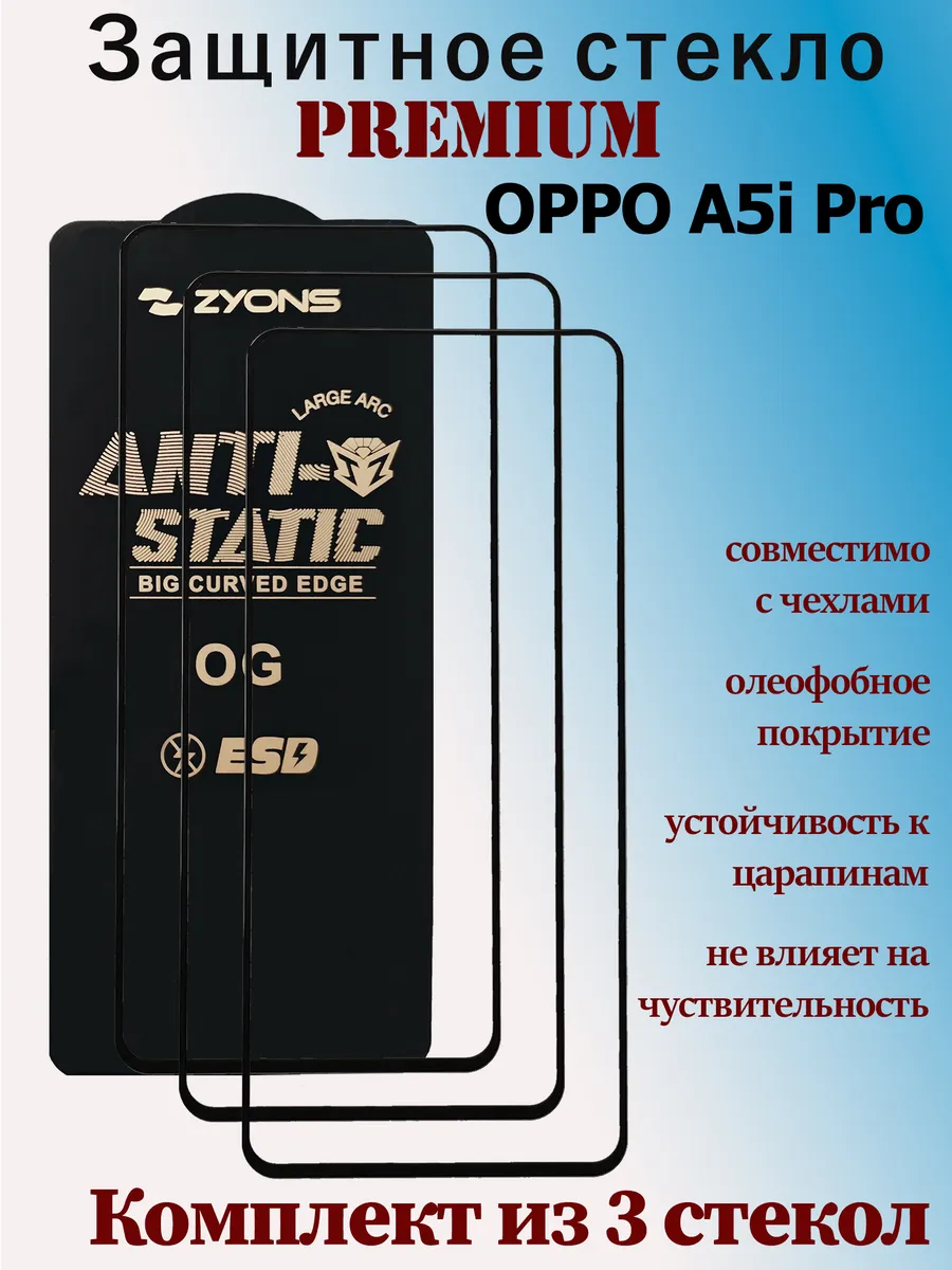 Защитное стекло для OPPO A5i Pro