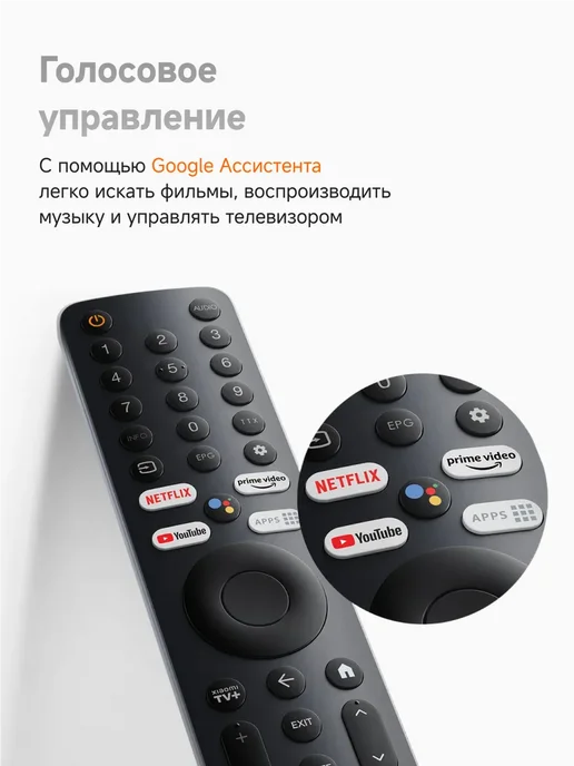Xiaomi Телевизор LED TV A Pro 75 2026 4K UHD черный, черный, фото 7