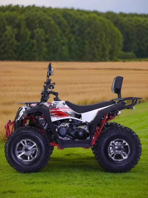 ТЕХНОМОТОРФ Квадроцикл COMMANDER 2.0 PLUS 180 см3 (серия 5) бело-красный, красный, фото 2