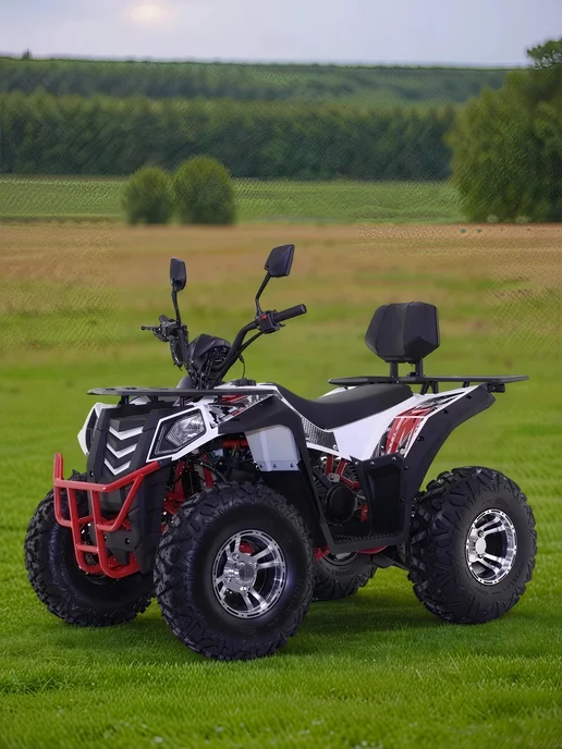 ТЕХНОМОТОРФ Квадроцикл COMMANDER 2.0 PLUS 180 см3 (серия 5) бело-красный, красный, фото 3