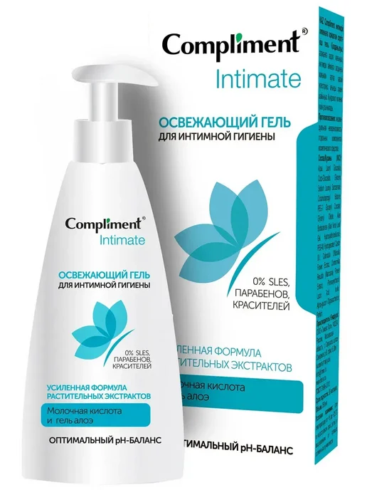 Complement Intimate Освежающий гель для интимной гигиены, 250мл, 250 мл