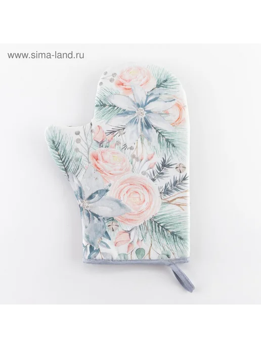 Этель Прихватка для кухни 20×27 варежка новогодняя, 20x27, фото 5