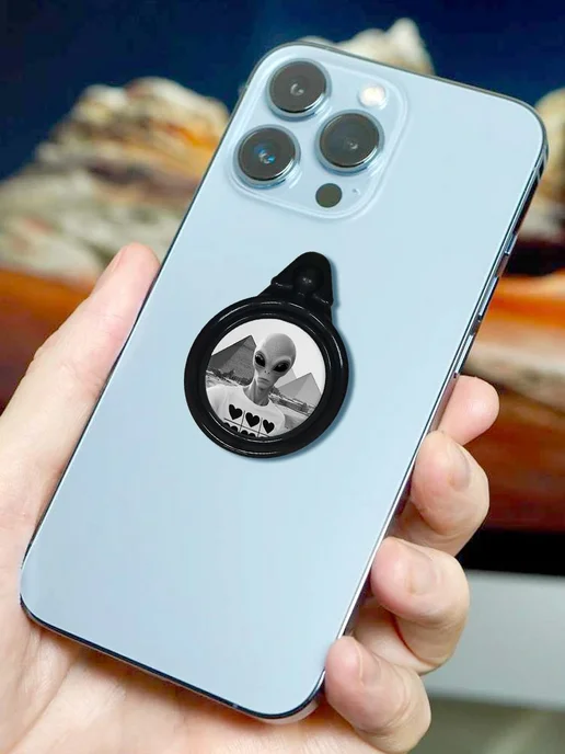 Krutoff Кольцо-держатель для телефона Турист, вариант, фото 7