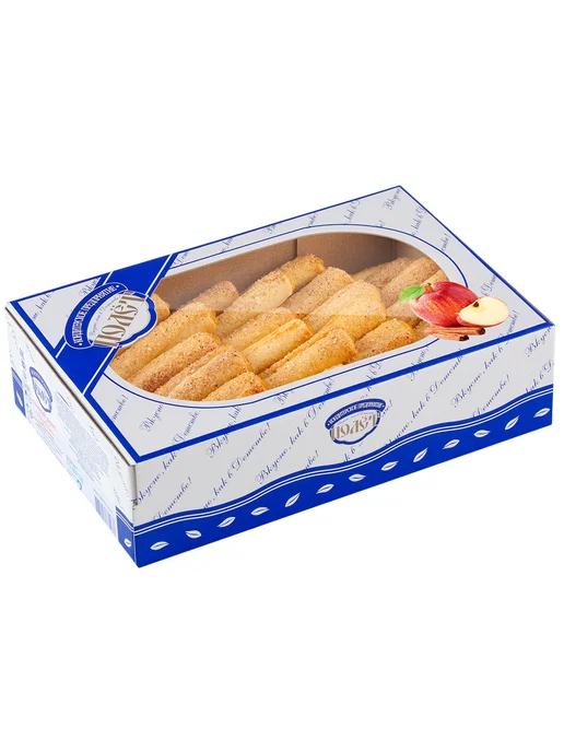 Полет Печенье слоеное Лимоньерки с яблоком и корицей, 500г, 500 г