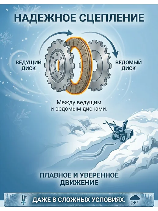 Фрикционное кольцо для снегоуборщика SGC, ZMD — фото 2