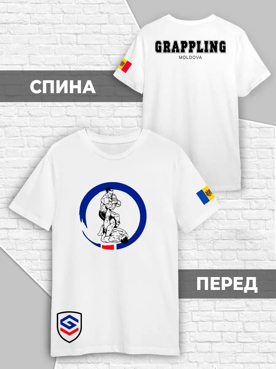 Грепплинг Футболка Молдавия Флаг Одежда Единоборства