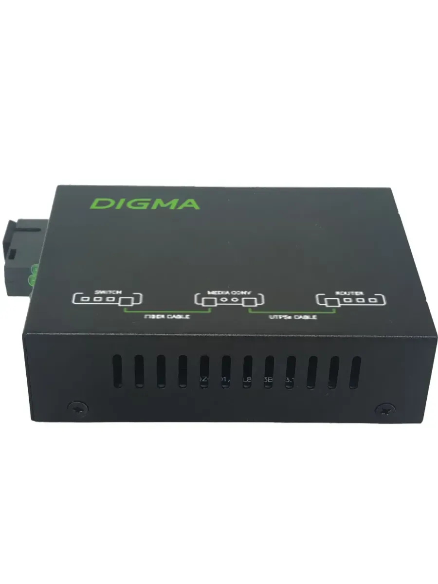 Медиаконвертер Digma DMC-1G53-20BL