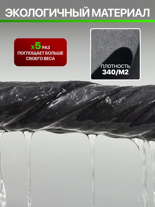 Freshnest Умные корейские тряпки для стекол и зеркал без разводов, серый, фото 2