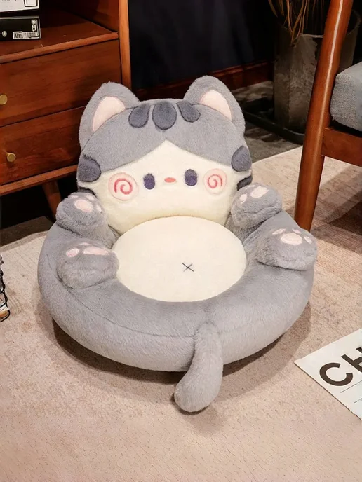 кровать кот для людей большая 50*35cm, белый