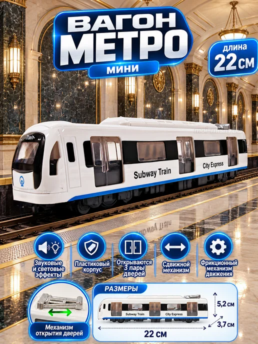 Вагон метро, вариант, фото 2