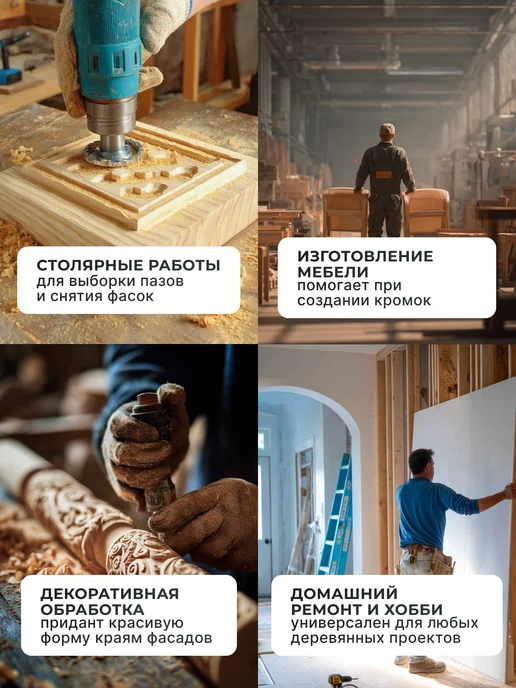 Фрезы для дерева набор — фото 3