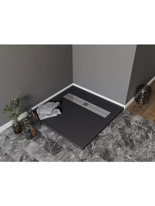 Aquanet Душевой поддон из искусственного камня Delight 160х80 белый, 89x89.5, фото 7