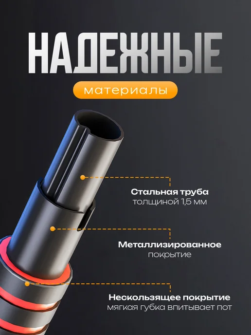 Турник распорный в дверной проем 73-100 см, вариант, фото 4