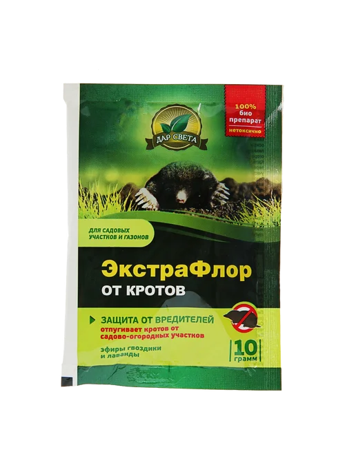 Доктор Грин ЭкстраФлор 10 гр средство от кротов, биопрепарат, 10 г, 3 шт, фото 2
