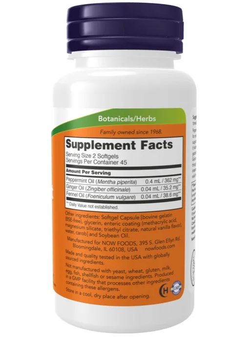 NOW Foods Антиоксиданты Peppermint Gels 90 гелевых капсул, вариант, фото 2