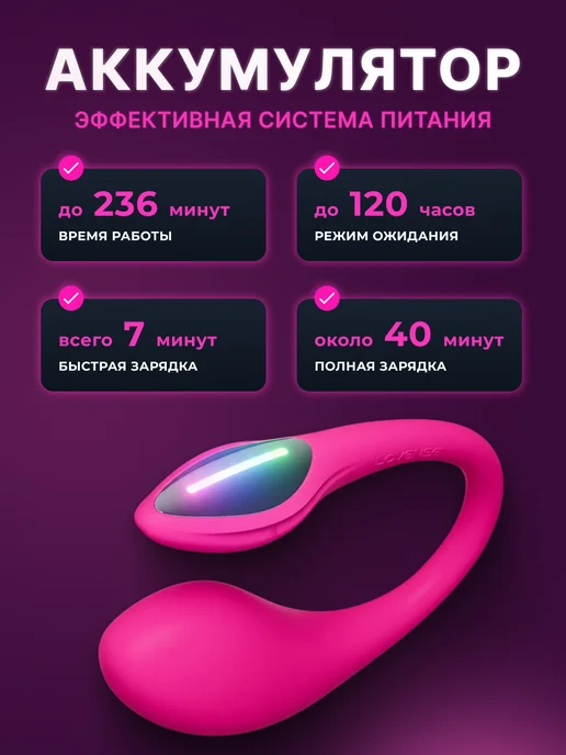 Lovense Вибратор для Точки G с дистанционным управлением Lush Mini, розовый, фото 3