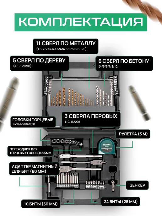 FAVOURITE Набор инструментов универсальный, вариант, фото 6