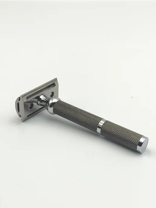 PARKER! PARKER Бритвенный станок для двусторонних лезвий 103R, серый, фото 2