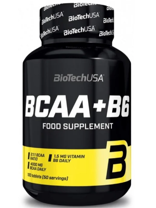BioTechUSA BCAA BCAA 2 1 1 4000 mg + B6 100 таблеток, + 100, фото 3