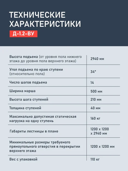 SidWood Лестница на второй этаж деревянная под покраску лес-1.2 ву, бежевый, фото 3