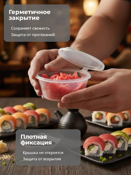 Соусник 80 мл 20 штук, 80 мл, фото 3