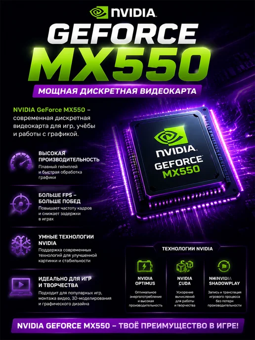 MOLEWHALE Ноутбук 15 6" Intel N95 16 Гб SSD 1 ТБ NVIDIA GeForce MX550, 16 ГБ, 1 ТБ, фото 2